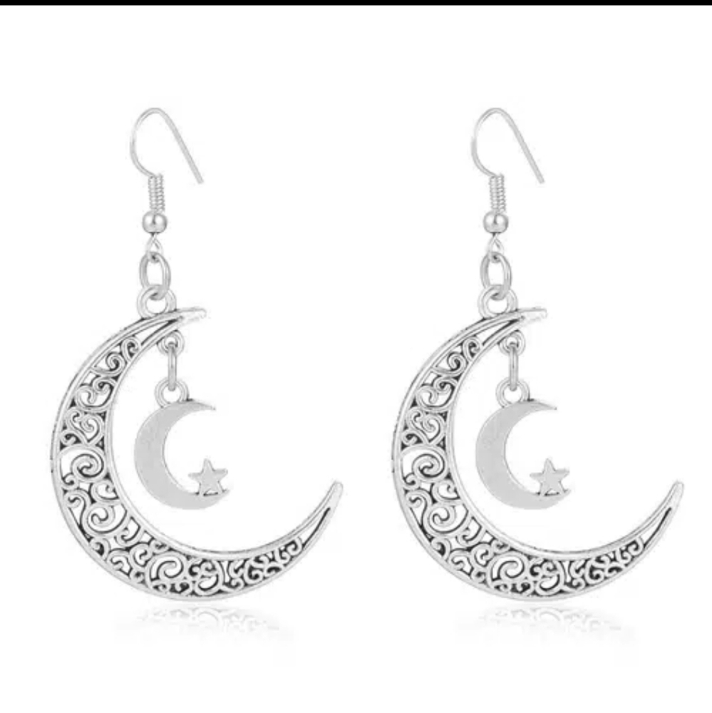 Star & Moon earrings